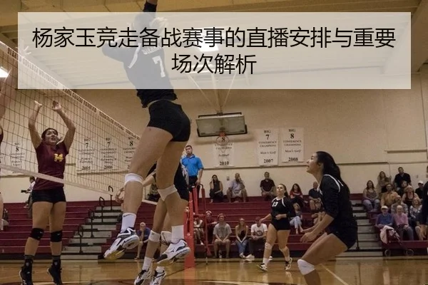 杨家玉竞走备战赛事的直播安排与重要场次解析